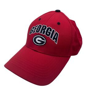 Georgia Bulldogs Hat Red Adjustable Captivating Heargear Officially Licensed OS